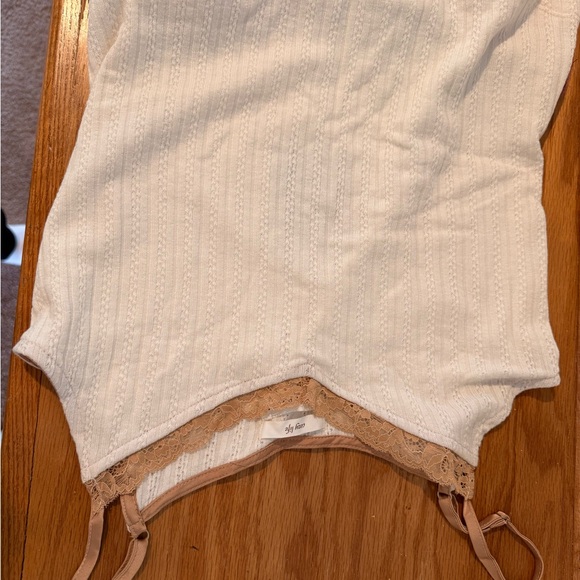 NWT Blu Pepper Cream Cardigan Sweater, top, and dusty rose lounge 3 piece set - Picture 6 of 8